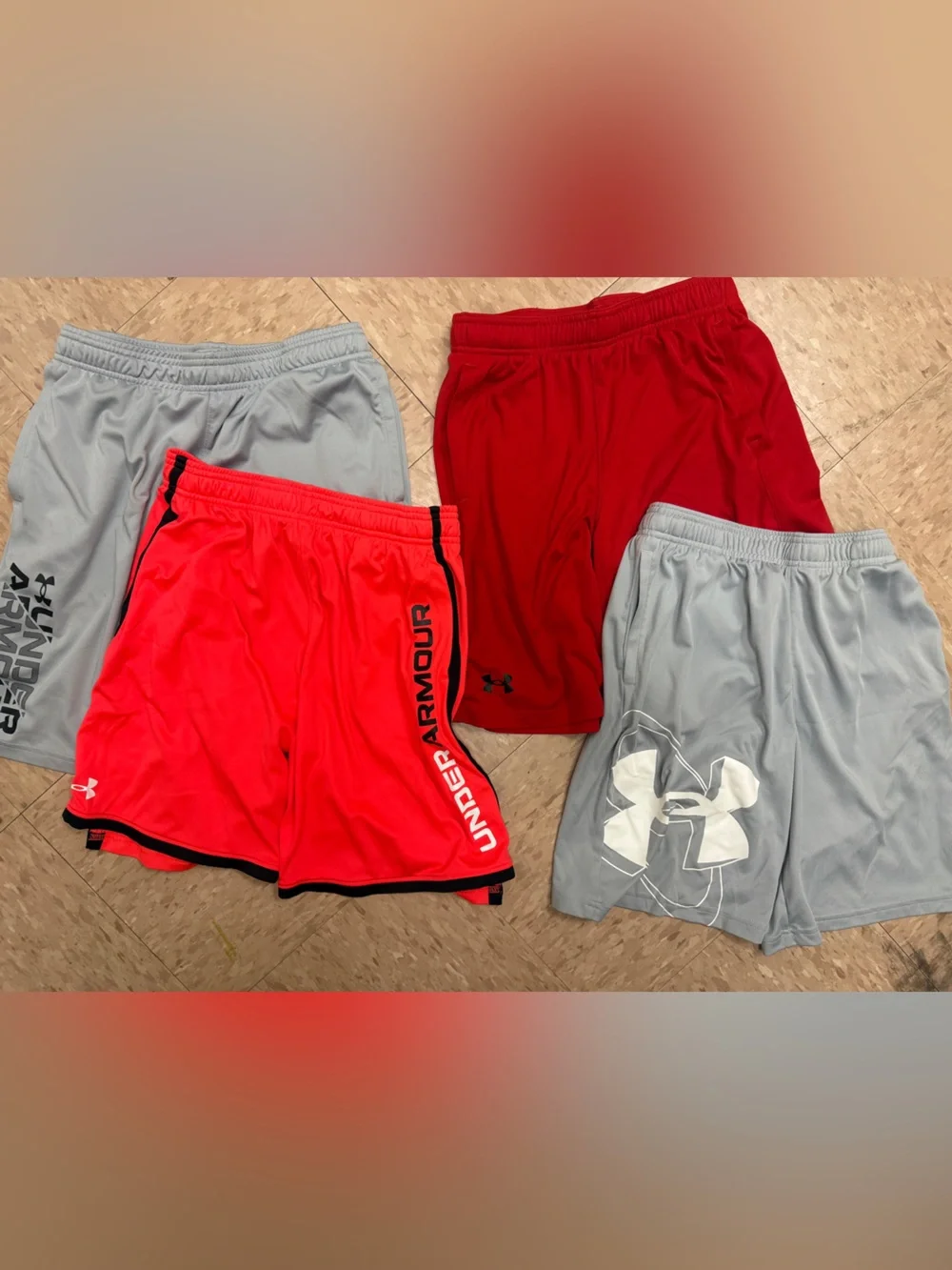 4 boys Under Armour shorts bundle